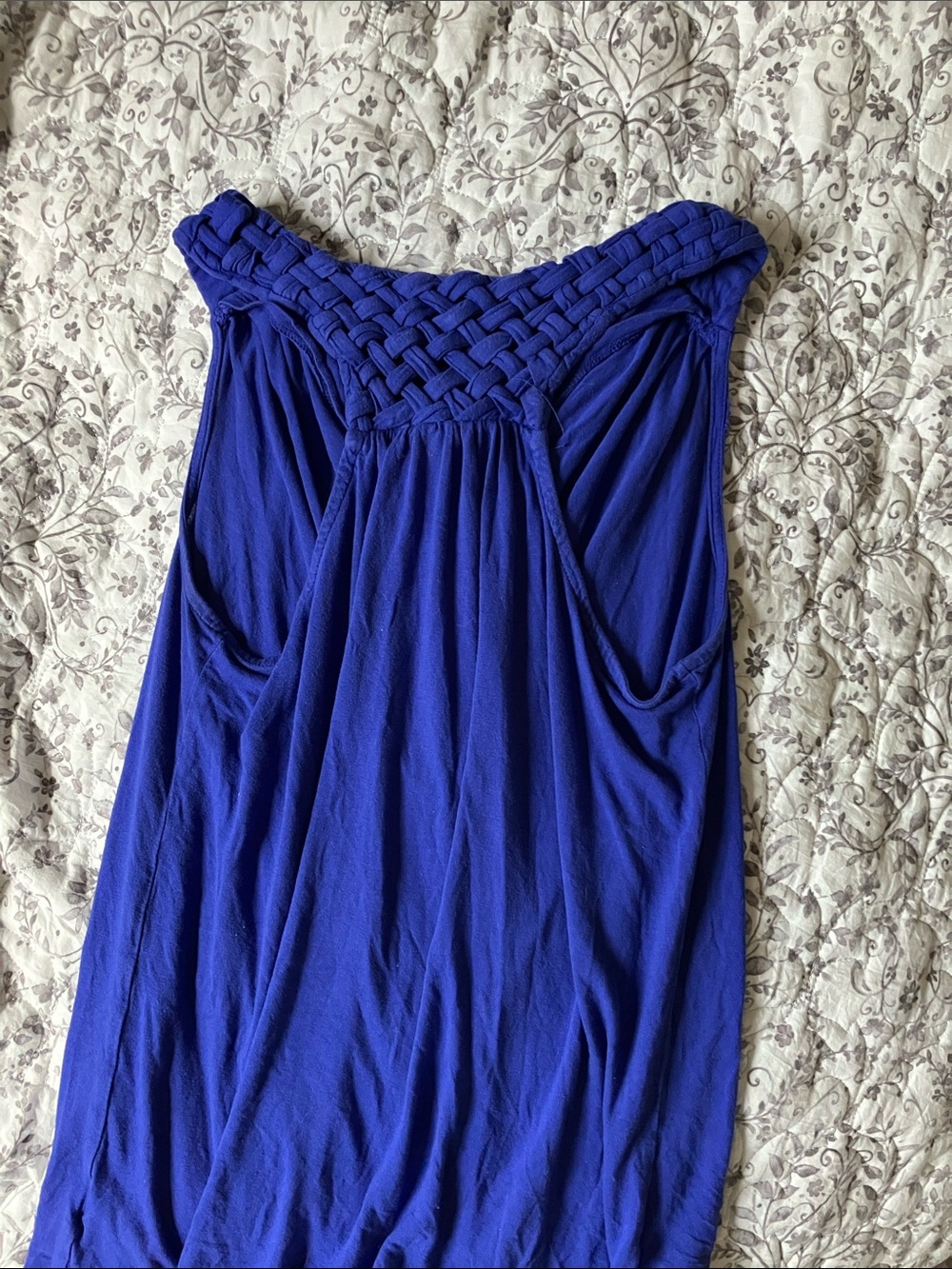 Wilfred Royal Blue Braided Racerback Tank - Picture 3 of 3